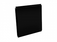 Фасадная кассета 530х530 открытого типа, толщина 1 мм, RAL 9005 (Глубокий черный)