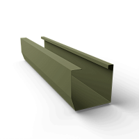 Желоб 500х500 RAL 6013 квадратный оцинк. порошок 1250мм