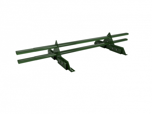 Снегозадержатель Трубчатый на Фальц 40\20х2.0мм L=1000мм (2 Опоры) Zn RAL 6002