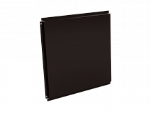 Фасадная кассета 530х530 открытого типа, толщина 0,7 мм, RAL 8017 (Шоколадно-коричневый)