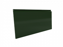 Фасадная кассета 1160х530 закрытого типа, толщина 1,2 мм, RAL 6002 (Лиственно-зеленый)