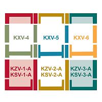 Оклад для комб.установки Fakro  KZV-1,2,3 -А для профил. кровель 78*140см RAL 7022 (серый)