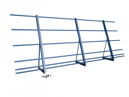 Ограждение кровли со снегозадержанием H=1200мм L=3000мм Оптимальное RAL 5005 (5 Труб)