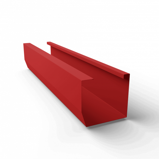 															Желоб 500х500 RAL 3028 квадратный оцинк. порошок 2000мм																												