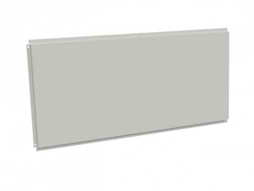 Фасадная кассета 1160х530 открытого типа, толщина 1,2 мм, RAL 9003 (Сигнальный белый)