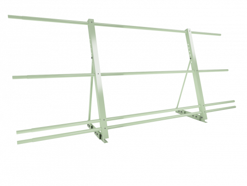 Ограждение кровли со снегозадержанием на Фальц H=900мм L=2000мм Zn RAL 6019