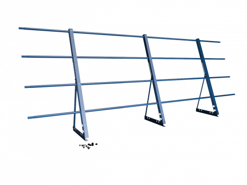 Ограждение кровли H=1200мм L=3000мм Оптимальное RAL 5005 (3 Трубы)