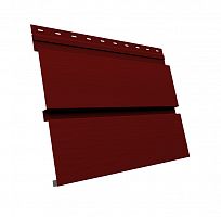 Квадро брус 3D 0,45 PE с пленкой RAL 3011 коричнево-красный