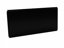 Фасадная кассета 1160х530 открытого типа, толщина 0,7 мм, RAL 9005 (Глубокий черный)