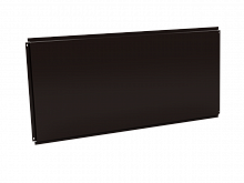 Фасадная кассета 1160х530 открытого типа, толщина 1,2 мм, RAL 8017 (Шоколадно-коричневый)