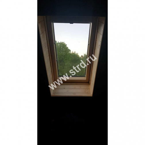 															Окно мансардное дерево, лак ручка снизу Velux GLL FK06 1061B Дизайн WoodLine 66*118см																												 
															фото 
															4														