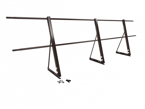 Ограждение кровли H=900мм L=3000мм Zn RAL 8017