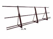 Ограждение кровли со снегозадержанием H=900мм L=3000мм Эконом RAL 3005