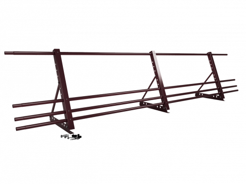 Ограждение кровли со снегозадержанием H=600мм L=3000мм Оптимальное RAL 3005