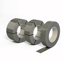 Лента оцинк. 0,6 мм (RAL 7003)  с полимерным покрытием