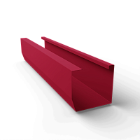 Желоб 500х500 RAL 3027 квадратный оцинк. порошок 1250мм