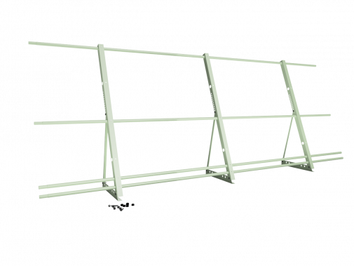 Ограждение кровли со снегозадержанием H=1200мм L=3000мм Эконом RAL 6019