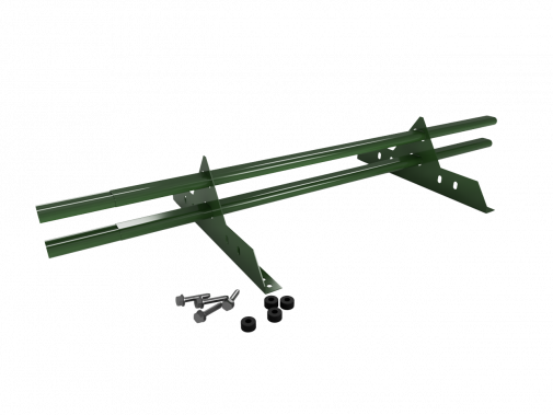 Снегозадержатель Трубчатый 40\20х1.5мм L=1000мм (2 Опоры) Эконом RAL 6002