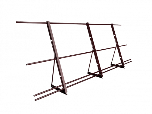 															Ограждение кровли со снегозадержанием на Фальц H=1200мм L=3000мм Оптимальное RAL 3005																												
