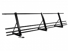 Ограждение кровли со снегозадержанием H=600мм L=3000мм Эконом RAL 9005