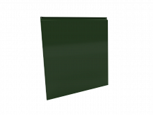 Фасадная кассета 1160х1140 закрытого типа, толщина 0,7 мм, RAL 6002 (Лиственно-зеленый)