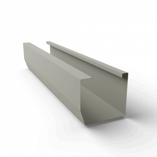 															Желоб 100х100 RAL 7044 квадратный оцинк. порошок 2000мм																												