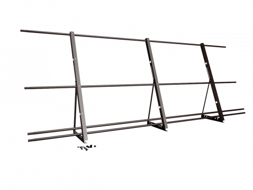 Ограждение кровли со снегозадержанием H=1200мм L=3000мм Эконом RAL 8017
