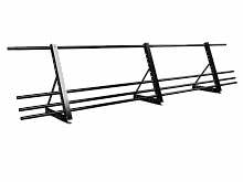 Ограждение кровли со снегозадержанием на Фальц H=600мм L=3000мм Оптимальное RAL 9005