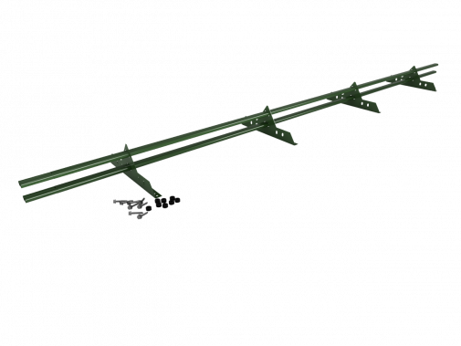 															Снегозадержатель Трубчатый 40\20х1.0мм L=3000мм (4 Опоры) Zn RAL 6002																												