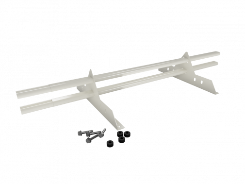 															Снегозадержатель Трубчатый 40\20х2.0мм L=1000мм (2 Опоры) Zn RAL 9002																												