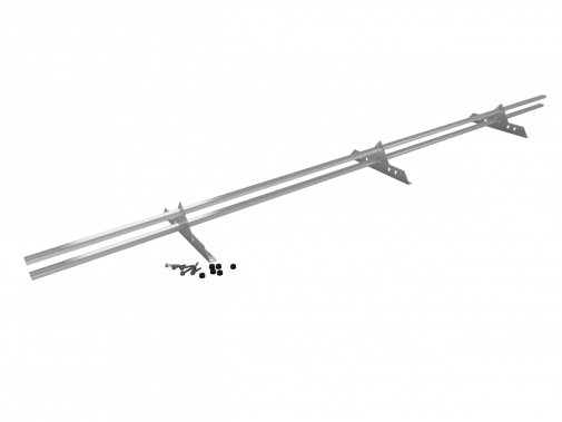 															Снегозадержатель Трубчатый 40\20х2.0мм L=3000мм (3 Опоры) Эконом RAL 7004																												